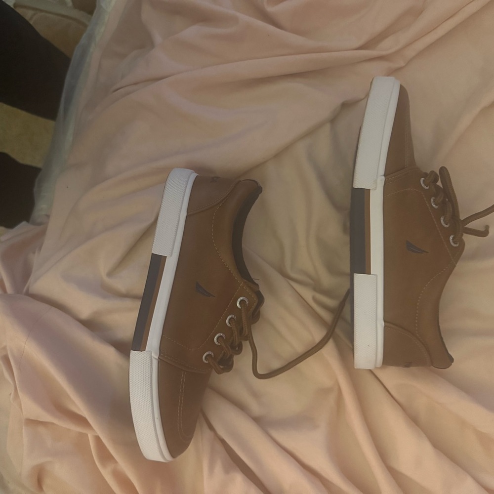 Nautica Brown Kids Dress Shoes